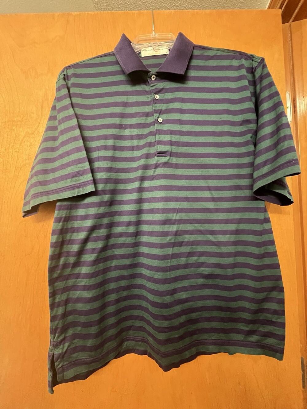 Fairway & Greene Polo Men’s L/G 100% Cotton Green/Navy